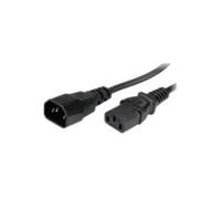 Roline Monitor Power Cable - Rallonge de câble d'alimentation - IEC 60320 C13 pour IEC 60320 C14 - CA 250 V - 10 A - 1 m - moulé - noir