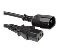 Roline Monitor Power Cable - Rallonge de câble d'alimentation - IEC 60320 C13 pour IEC 60320 C14 - CA 250 V - 10 A - 1 m - moulé - noir Noir G