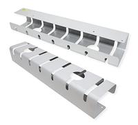 ROLINE Organiseur de câbles | Support sous bureau | Organiseur de chemins de câbles de bureau