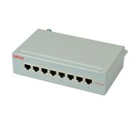 ROLINE Panneau de brassage cat. 5e, 8 ports gris