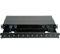 Roline Panneau de brassage fibre optique 483 mm (19) noir