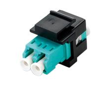 ROLINE Raccord optique LC/LC duplex multimode, Keystone, OM3