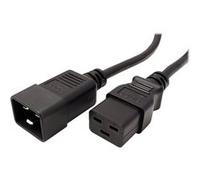 Roline - Rallonge de câble d'alimentation - IEC 60320 C19 pour IEC 60320 C20 - CA 250 V - 2 m - noir Noir G