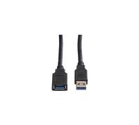 Roline - Rallonge de câble USB - USB type A (M) pour USB type A (F) - USB 3.0 - 1.8 m - noir