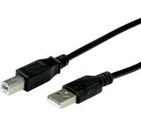 roline recycled material ROLINE RM Câble USB 2.0, type A-B, noir, 1,8 m