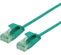 roline recycled material ROLINE RM Cordon Data Center UTP Cat.6A (Classe EA), slim, vert, 3 m