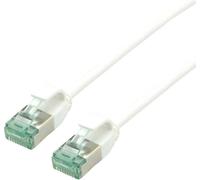 roline recycled material ROLINE RM Cordon DataCenter U/FTP Cat.6A (Classe EA), slim, blanc, 3 m