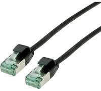roline recycled material ROLINE RM Cordon DataCenter U/FTP Cat.6A (Classe EA), slim, noir, 5 m