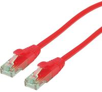 ROLINE Câble patch RM Cat.6A UTP, rouge, 15 m