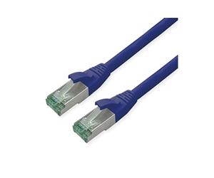 ROLINE RM Cordon Cat.6A S/FTP(PiMF), bleu, 1 m