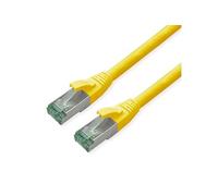 ROLINE Câble Patch RM Cat.6A S/FTP (PiMF), Jaune, 15 m