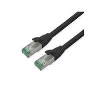 ROLINE RM Cordon Cat.6A S/FTP(PiMF), noir, 1,5 m