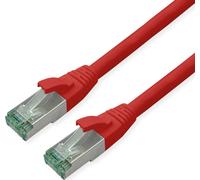 ROLINE RM Patchcable Cat.6A S/FTP (PiMF), rot, 3 m