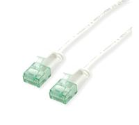 ROLINE RM UTP DataCenter Câble Patch Cat.6A (Class EA), Slim, Blanc, 0,5 m