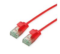 ROLINE RM UTP DataCenter Câble Patch Cat.6A (Class EA), Slim, Rouge, 0,5 m