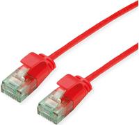 ROLINE RM UTP DataCenter Patchcable Cat.6A (Class EA), slim, rot, 0,15 m