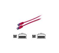 Roline S/FTP - cordon de raccordement - 3 m - rouge