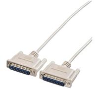 Roline série Rallonge [1x SUB-D mâle 25 pôles - 1x SUB-D mâle 25 pôles] 1.80 m gris