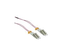 Roline Slim - Cordon de raccordement - LC multi-mode (M) pour LC multi-mode (M) - 1 m - fibre optique - duplex - 50 / 125 microns - OM4 - sans