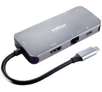 Roline Station d'accueil USB-C® 12.02.1121 Convient pour les marques: universel alimentation USB-C®