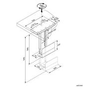 Support CPU - ROLINE - 17.03.1185 - Construction métallique - Pivot 180° - Extractible 13 cm