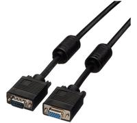 ROLINE SVGA HD15 M/HD15 F avec noyaux de ferrite, 6 m