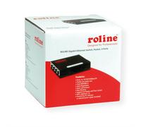 ROLINE Switch Gigabit Ethernet, de poche, 4 ports