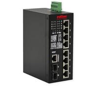 ROLINE Switch Gigabit Industriel, 10 Ports, PoE+, Smart Managed, 240W