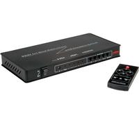 ROLINE HDMI 4x1 QUAD Multi-Viewer Switch, nahtlose Umschaltung Switch HDMI noir