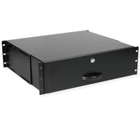 ROLINE Tiroir pour Clavier 19 Pouces 3 U, 400 T verrouillable Noir