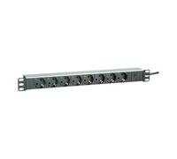 Roline - Unité de distribution d'alimentation (rack-montable) - 250 V - 2300 watt - entrée : IEC 60320 C14 - connecteurs de sortie : 8 - 1U - 19" - 2
