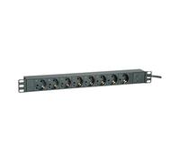 Roline - Unité de distribution d'alimentation (rack-montable) - 250 V - 2300 watt - entrée : IEC 60320 C14 - connecteurs de sortie : 8 - 1U - 19" - 2