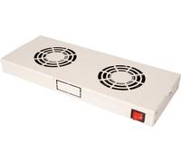 ROLINE Unité de Ventilation 19 Pouces, 2 Ventilateurs, on/Off, Gris