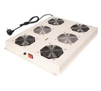 ROLINE Unité de Ventilation de Toit 19 Pouces 4 Ventilateurs, on/Off pour Armoire Serveur Gris