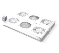 ROLINE Unité de Ventilation de Toit 19 Pouces 4 Ventilateurs, Thermostat pour Armoire Serveur Gris