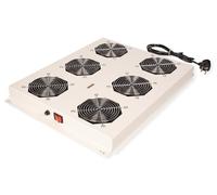 ROLINE Unité de Ventilation de Toit 19 Pouces 6 Ventilateurs, on/Off pour Armoire Serveur Gris