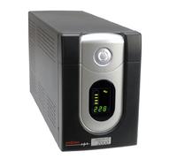 ROLINE DesignSecure 1200 - Onduleur - CA 230 V - 720 Watt - 1200 VA - USB - connecteurs de sortie : 4 - noir, argent