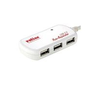 ROLINE 12.04.1085 Hub USB 2.0 4 Ports avec répéteur Blanc 12 m