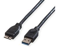 ROLINE USB 3.0 Cable, A M - Micro B M, 0,15m
