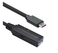 ROLINE USB 3.2 Gen 1 Aktives Repeater Kabel, Typ A - C, Schwarz, 5 m
