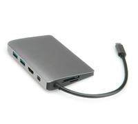 ROLINE USB Type C Docking Station HDMI 4K, MiniDP, 2x USB 3.1 Gen 1, Audio, LAN,