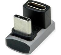 ROLINE USB4 Gen 3x2 Adapter Typ C ST/BU, Aluminium, 360°, breit, silberfarben