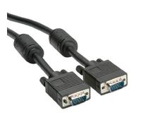 Roline VGA Câble w/ Ferrite Cores DDC HD15 M/M 6m - adaptateur pour Câble D-Sub HD 15, D-Sub HD 15, Mâle/Mâle, noir, 6m