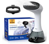 Rolipo Défroisseur Vapeur,1640W Fer à repasser portable haute puissance pour la maison, le bureau, le voyage, réservoir d'eau de grande capacité de 400ML, Voyage Vapeur Steamer,Blanc