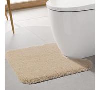 ROLIZOE Tapis de toilette 50,8 x 61 cm, forme de U, beige