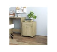 Rolkast 45x38x54 cm bewerkt hout sonoma eikenkleurig808443