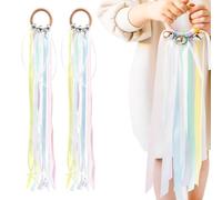 ROLKUFA 2 Hochets En Bois Aux Couleurs De La Licorne Avec Idéaux Pour Les Jeux Sensoriels Et L'Apprentissage De La Marche À Quatre Pattes.