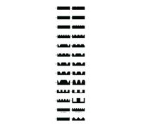Roll Bandes dentées à rouleaux 280mm S1 Quantité:10