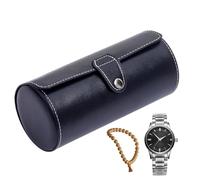 Roll de montre en cuir PU - Bijoux portable Case de transport pour hommes et femmes | Organisateur de bracelets adapté aux voyages, boîte d'affichage élégante pour montres, étui d'accessoires de bijou