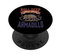 Roll Deep Live - Cowboy Armadillo Gratuit PopSockets PopGrip Adhésif